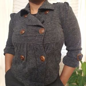American Rag Cie Gray Button Down Cardigan, Small